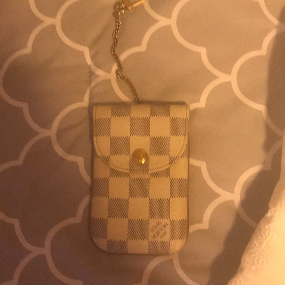 Louis Vuitton lipstick vase  Damier azul